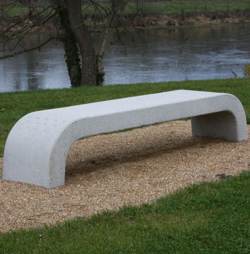 Banc public contemporain - TIME - PREFAC MYWAY - en béton