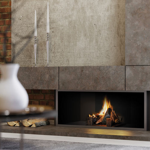 Foyer fermé à bois - VINCI ONE MB 840 - Polyflam - à 1 face / à 3 faces / à 2 faces