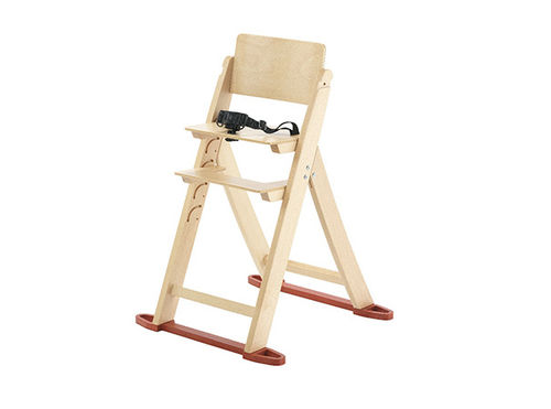 Chaise haute pliante - SOHO - THE FACTORY SRL - en bois