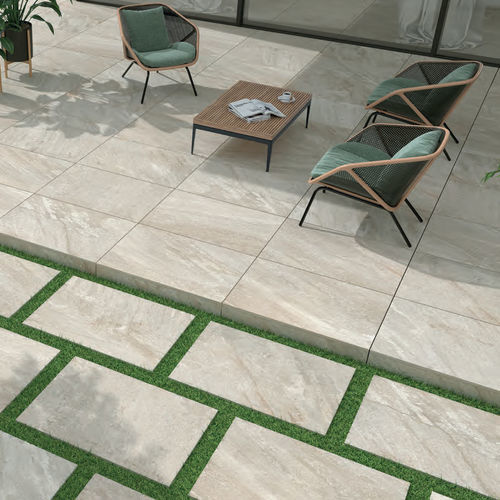 Carrelage en grès cérame - ICARIA - STN - structure / d'extérieur / de jardin