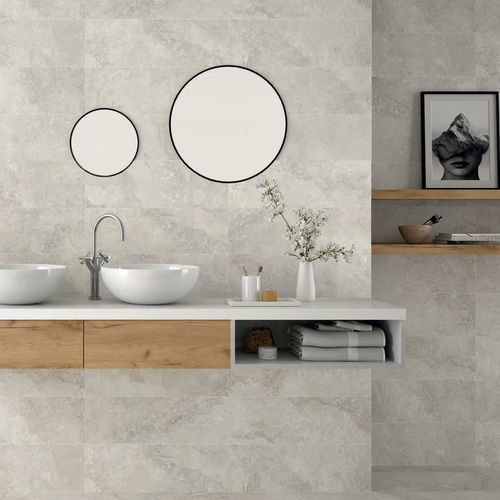 Carrelage en porcelaine - ROCKSTONE - STN - mat / à relief / finition nacré