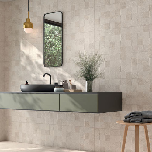 Carrelage en porcelaine - HOMESTONE - STN - mat / à relief / finition nacré