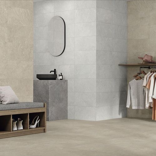 Carrelage en grès cérame - ARENITE - STN - mat / finition nacré / d'intérieur