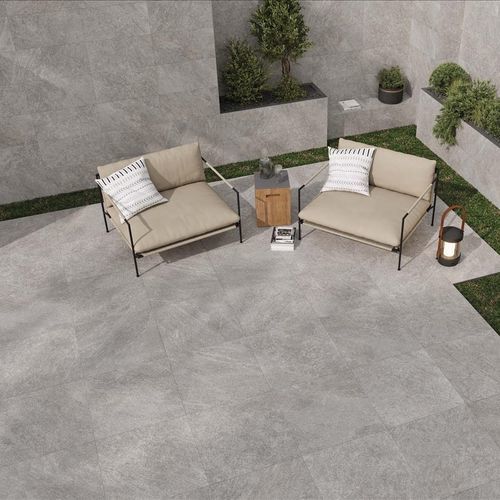 Carrelage en grès cérame - ROOTLATE - STN - mat / structure / d'extérieur