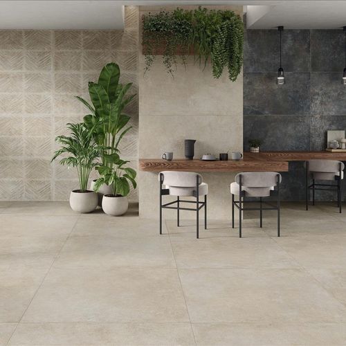 Carrelage en grès cérame - FEROE - STN - mat / texturé / finition nacré