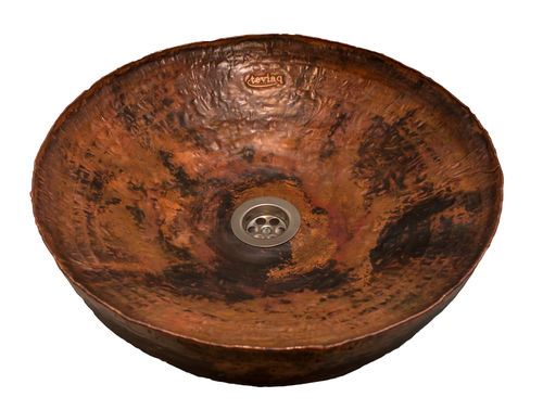 Vasque à poser - CHUQUI - teviaq - en cuivre / ronde / contemporaine