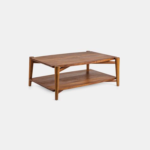 Table basse contemporaine - NGUNI - VOGEL - en bois / avec piètement en bois / rectangulaire