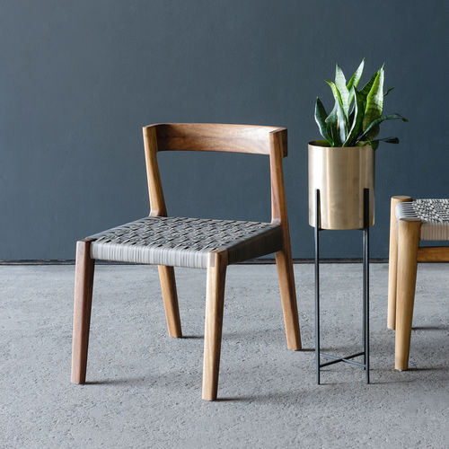 Chaise contemporaine - ODI - VOGEL - d'extérieur / d'intérieur / en corde