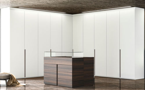 Armoire d'angle - ELLE - EMEDE - contemporaine / en bois / à portes battantes
