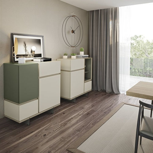 Buffet haut - Connector 09_1 - EMEDE - contemporain / en bois / en métal