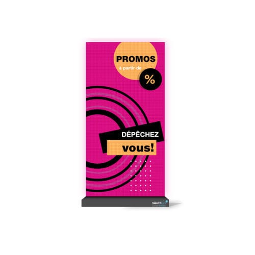 Écran LED modulable - EMV39PI11B0 - Smartlight europe - pour vitrine / pour magasin / publicitaire