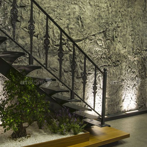 Revêtement mural pour intérieur - ROCA - Artstone - pour l'extérieur / en pierre naturelle / texturé