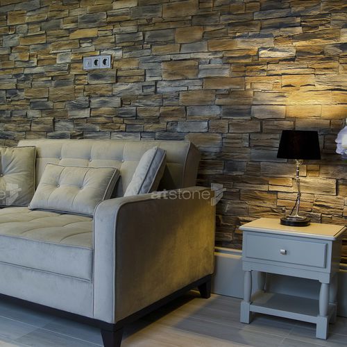 Revêtement mural pour intérieur - PIZARRA - Artstone - pour l'extérieur / en pierre naturelle / texturé