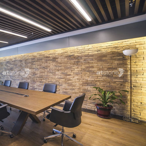Revêtement mural pour intérieur - LADRILLO MASONRY - Artstone - pour l'extérieur / en pierre naturelle / texturé