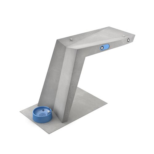 Fontaine à eau pour personnes à mobilité réduite - BAREKET  - Arica Urban - pour chiens / d'extérieur / en béton