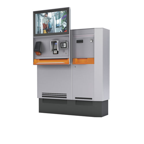Imprimante de billets avec lecteur - Axess TICKET KIOSK 600 - Axess - avec scanner / avec scanner codes-barres / fixe