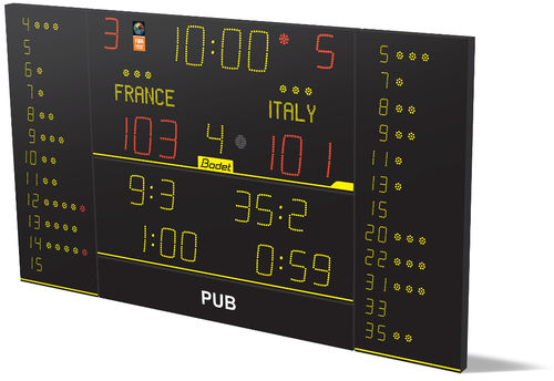 Tableau des scores - 8T225 ALPHA - F10  - Bodet Sport