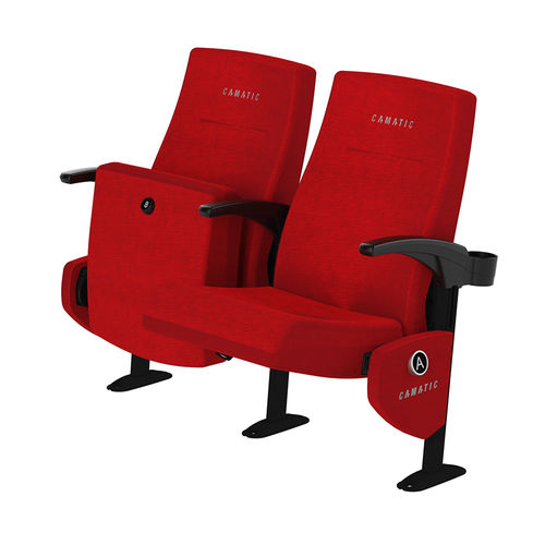 Fauteuil d'auditorium contemporain - CLARITY - Camatic Seating - en cuir / en tissu / tapissé