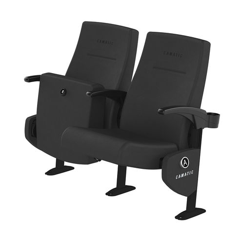 Fauteuil d'auditorium contemporain - CLARITY SPORT  - Camatic Seating - en cuir / en polypropylène / ergonomique