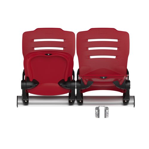 Gradin escamotable - QUANTUM 850 SB - Camatic Seating - en polypropylène