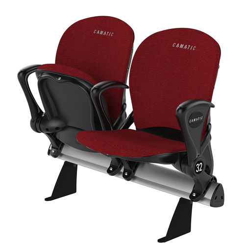 Fauteuil d'auditorium contemporain - QUANTUM EDUCATION - Camatic Seating - en simili cuir / en tissu / en polypropylène