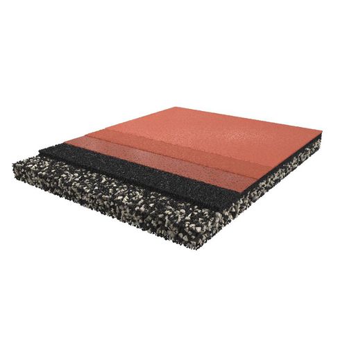 Sol sportif d'extérieur - CONIPUR JIP SOFT - CONICA - en EPDM / en PUR / pour terrain de sport