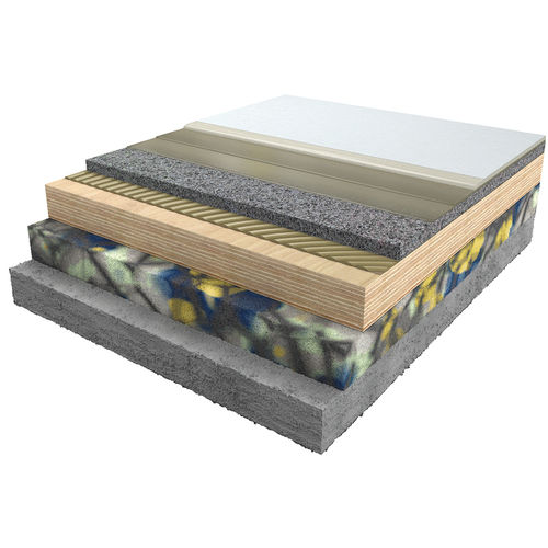 Sol sportif d'intérieur - CONIPUR CE - CONICA - en bois / en mousse de polyuréthane / pour salle multisport