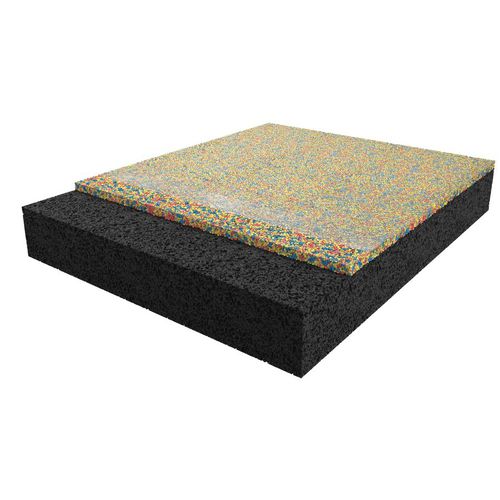 Revêtement de sol en caoutchouc recyclé - CONIPUR PGI - CONICA - en EPDM / pour extérieur / d'intérieur