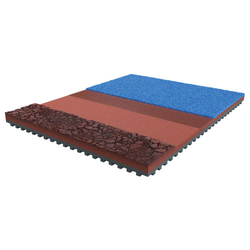 Sol sportif d'extérieur - CONIPUR RETOP - CONICA - en polyuréthane / pour terrain de sport / pour athlétisme
