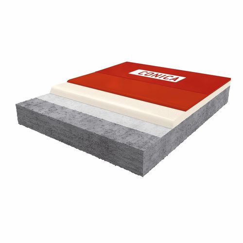 Revêtement de sol en polyuréthane - CONIFLOOR LPC + LI - CONICA - pour le tertiaire / autres formats / lisse