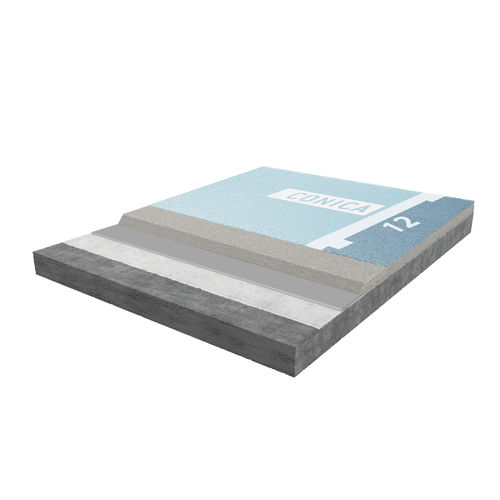Revêtement de sol en enduit - CONIPROOF PPC SL - CONICA - en polyuréthane / pour parking / en dalles