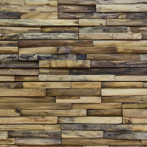 Plaquette de parement en bois - COASTLINE - Frevini studio - intérieure / recyclée / décorative
