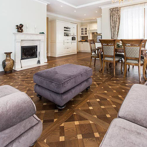 Parquet massif - VERSAILLES MIX - Frevini studio - en chêne / huilé / sablé