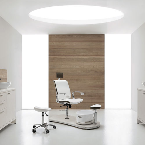 Fauteuil spa pédicure en simili cuir - MINI ISLAND  - VISMARA Beauty&Spa Design - avec repose-tête / avec repose-pieds / pivotant