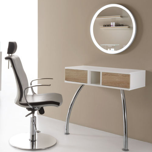 Coiffeuse contemporaine - MAKE UP  - VISMARA Beauty&Spa Design - en chêne / en wengé / en mélèze