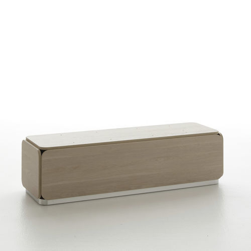 Banc contemporain - NAT - VISMARA Beauty&Spa Design - en chêne naturel / sans dossier / sans accoudoirs