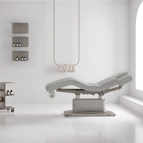 Table de massage électrique - ARCUS - VISMARA Beauty&Spa Design - en chêne naturel / en mélaminé / à hauteur réglable