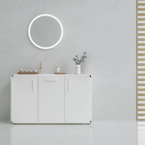 Buffet contemporain - NAT - VISMARA Beauty&Spa Design - en bois / avec étagère / à portes battantes