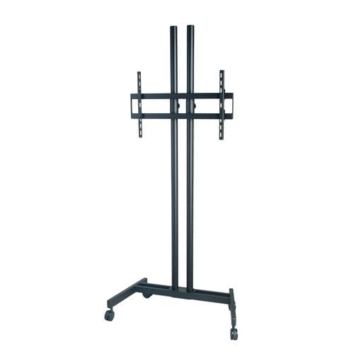 Support TV sur pied contemporain - SLIM 90P20V6 - SERI STYLU - avec roulettes / en acier