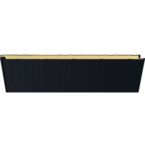 Panneau sandwich pour façade - 0000 NEGRO DEXTAR - HIANSA PANEL S.A - pour toiture / pour mur / face en acier