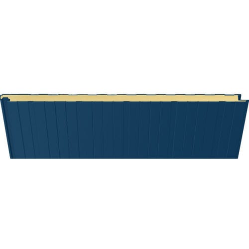 Panneau sandwich pour façade - 4009 AZUL BARACALDO - HIANSA PANEL S.A - pour toiture / pour mur / face en acier