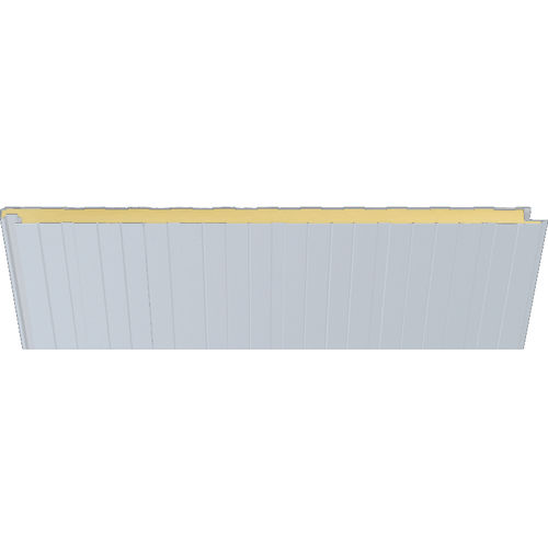 Panneau sandwich pour façade - 9006 SILVER METALLIC  - HIANSA PANEL S.A - pour toiture / pour mur / face en acier