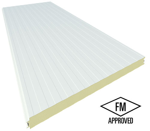 Panneau sandwich pour mur - HFM - HIANSA PANEL S.A - pour cloison / face en acier / âme en polyuréthane PUR