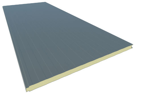 Panneau sandwich pour bardage - MURO - HIANSA PANEL S.A - pour cloison / pour faux-plafond / face en acier