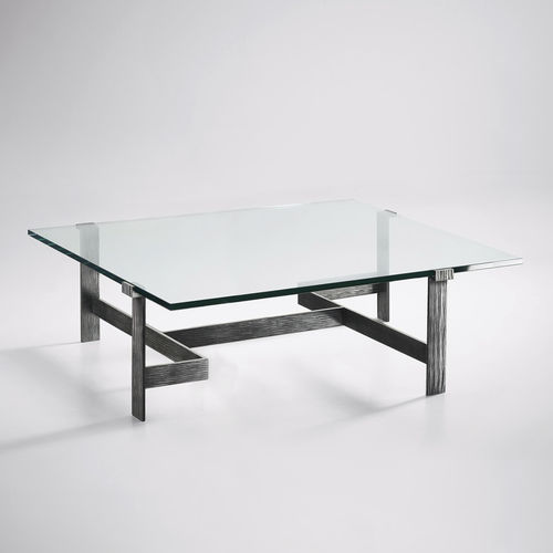 Table basse contemporaine - GEOGLYPHE - Mobilier De Style - en fer / en fer forgé / en verre