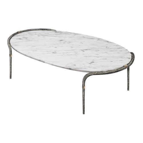Table contemporaine - ETHNIC - Mobilier De Style - en aluminium / en laiton / en marbre