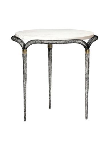 Guéridon contemporain - ETHNIC - Mobilier De Style - en aluminium / en laiton / en marbre