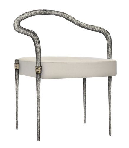 Chaise contemporaine - ETHNIC - Mobilier De Style - d'intérieur / aluminium / en fer