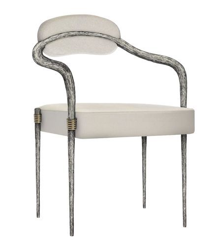 Chaise contemporaine - ETHNIC - Mobilier De Style - d'intérieur / aluminium / en laiton
