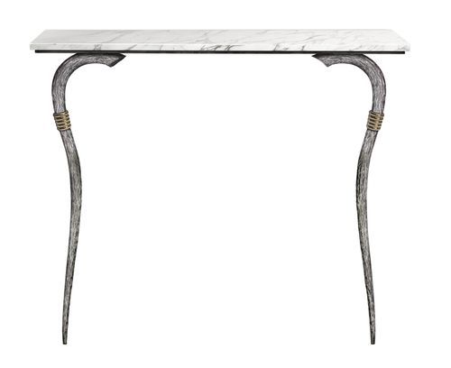 Console contemporaine - ETHNIC - Mobilier De Style - en aluminium / en laiton / en marbre